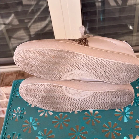 Victoria Berlin Ciclista Effecto - Hielo Beige Faux Leather Glitter Sneakers - Picture 9 of 11